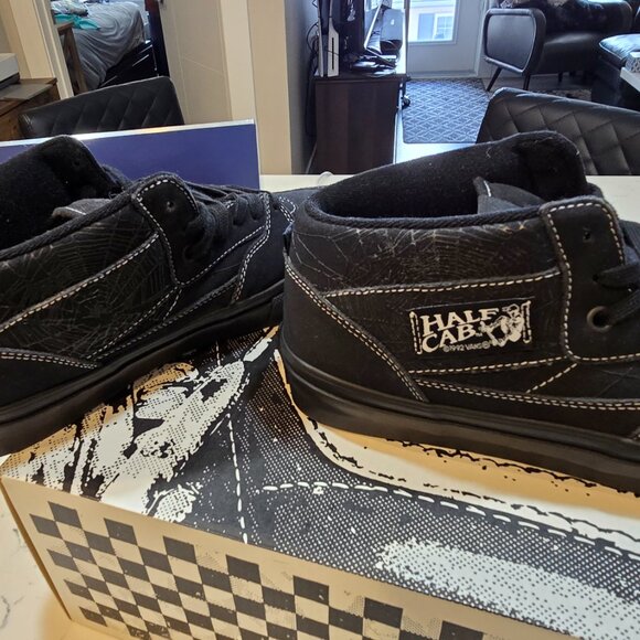 Vans "Skate Half Cab Web" Sneakers BLACK Skate Shoes MENS 10 NEW VN0A2Z34Y39 - Picture 8 of 16